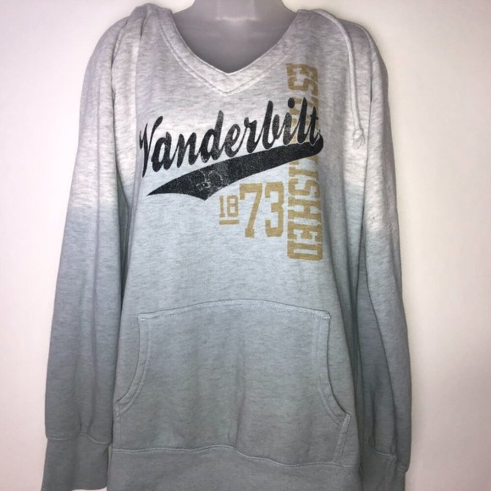 Knights Apparel KA for Her Ombre Gray Vanderbilt Hoodie Junior XL 15‎